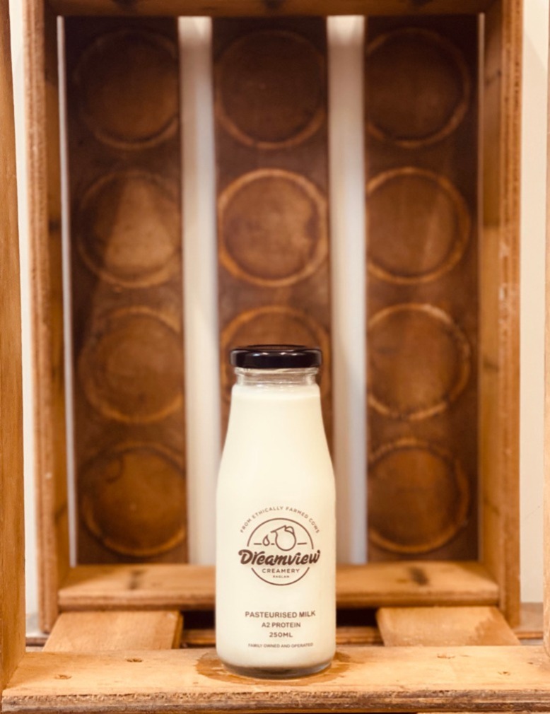 Dreamview For Businesses Our mini bottles are perfect for hotels, motels and airbnbs. Give your guests fresh, local milk whilst reducing waste. Make the switch and stop all those little plastic bottles going to landfill. 